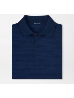 Peter Millar Crown Crafted Pembroke Polo in Blue Pearl Sz XL Quiet Luxury Shirt